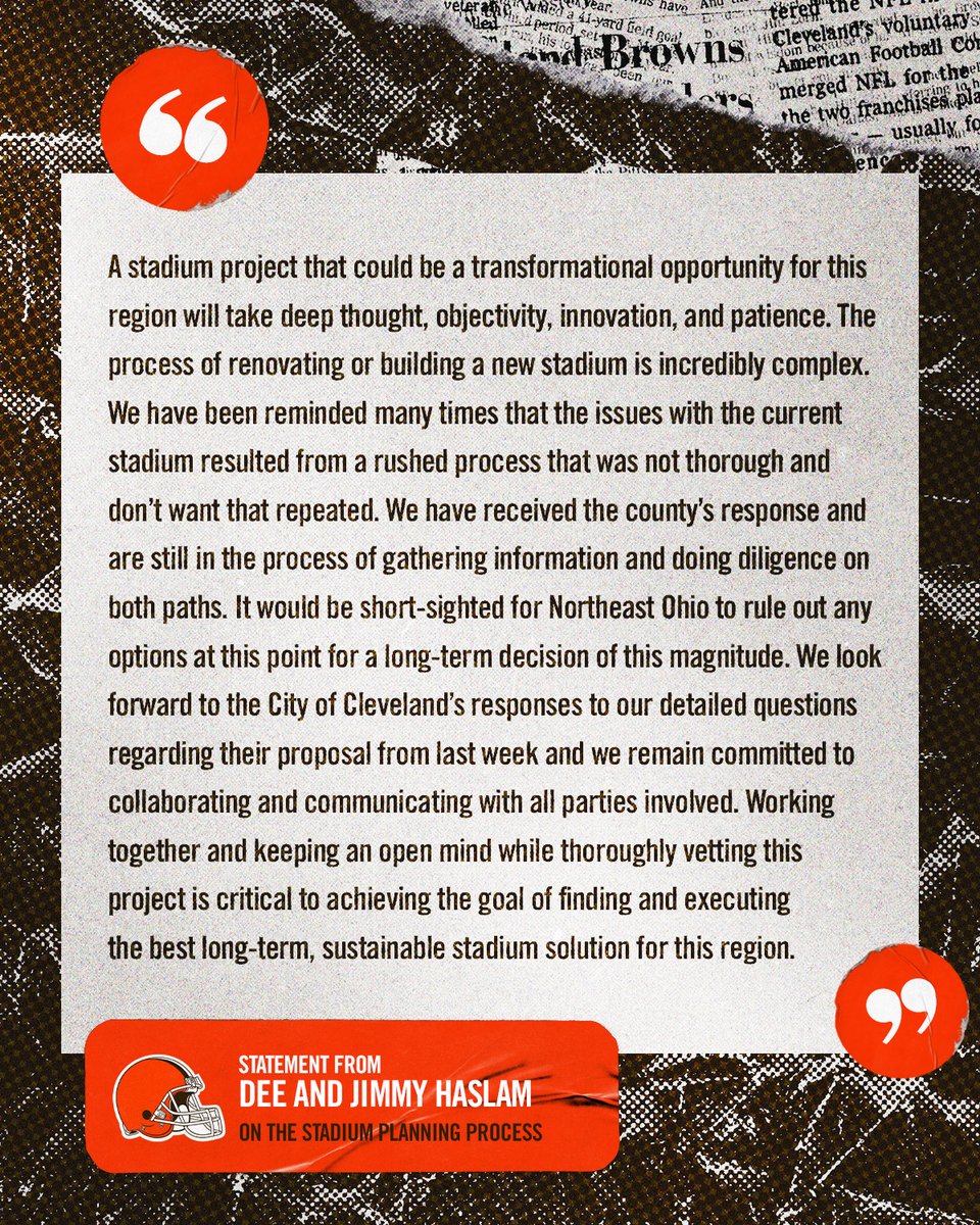 Cleveland Browns tweet media