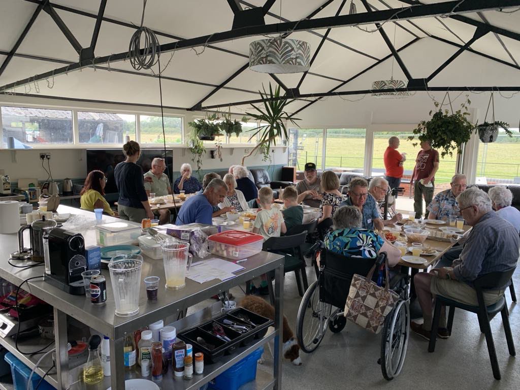 eating_SY's tweet photo. We did it ! Amazing @reengageuk tea party @MenShrewsbury with almost all food coming from @ShrewsFoodHub  Everyone had an absolutely lovely afternoon and so proud to be part of this. https://t.co/fWvesMtvcD