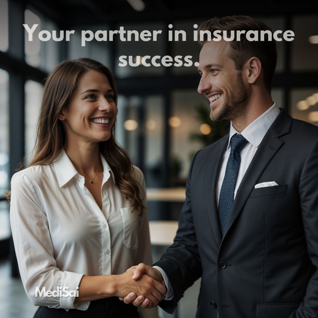 MediSaiHQ's tweet image. Together, we'll automate your workflow, boost your sales, and help you achieve your goals. #insurancepartner