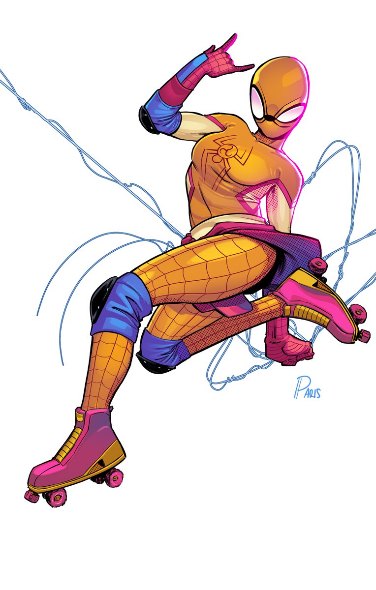 「Working away! Demon Spider for   Web Jam」|Paris Alleyneのイラスト