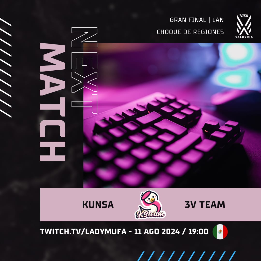 KunsaTeam's tweet photo. "There is no tomorrow" 🔅
Denos su energía hoy #Parvada 🦆✨
Vamos por el pase a @GAMERGY_Mx
🟣 Twitch: @LadyMufaTV
⏰ 11/08/2024 https://t.co/bGNWcMVGrz