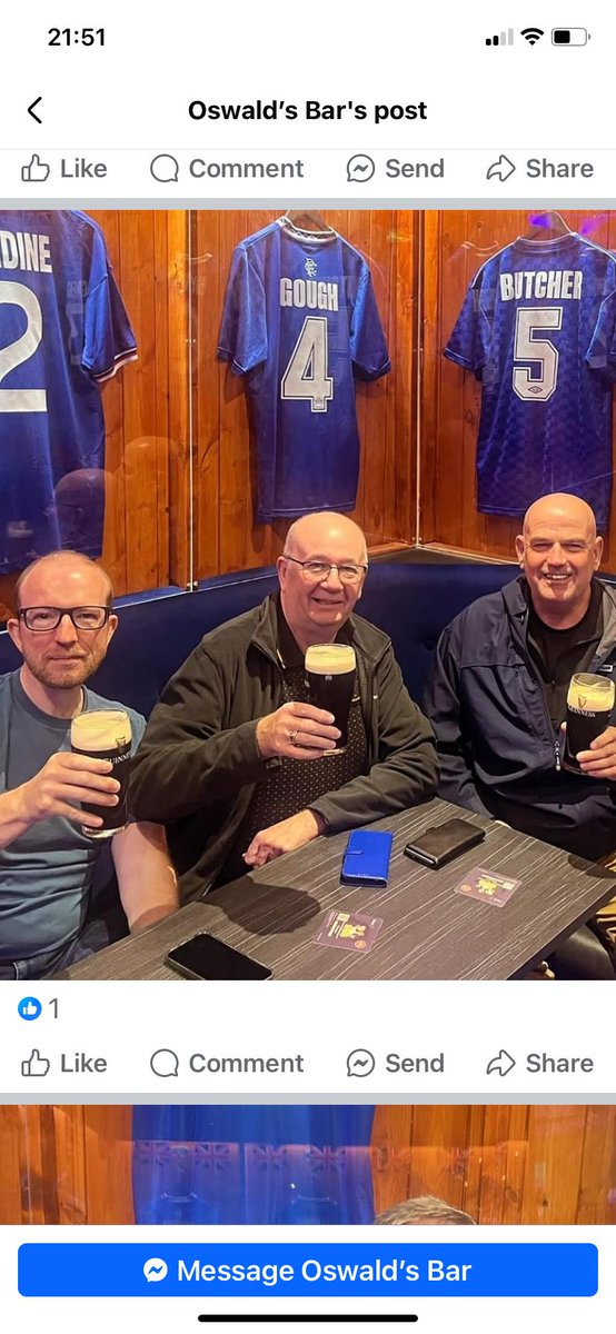 derekd3189BWill's tweet photo. Oswalds Bar, Glasgow, up the Gers!!!! https://t.co/80KjZaM3CF