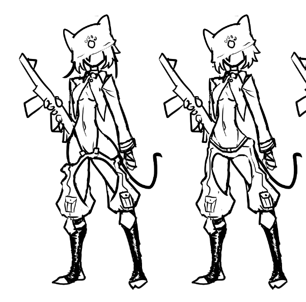 CalamitiusGuy's tweet photo. catgirl trooper design works. actual pic coming soon(tm)! https://t.co/FeijkLbdi7