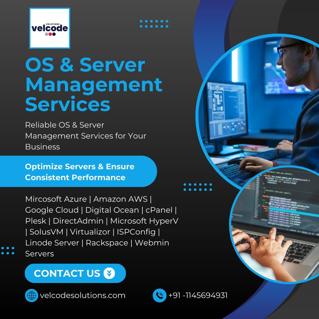 VelcodePvt's tweet image. 🔧 Keep your servers secure &amp;amp; efficient with our OS &amp;amp; Server Management services! 🖥️

🚀 From updates to 24/7 monitoring, we handle it all so you can focus on growing your business.

velcodesolutions.com

#ServerManagement #OSManagement #ITServices #BusinessSolutions #velcode