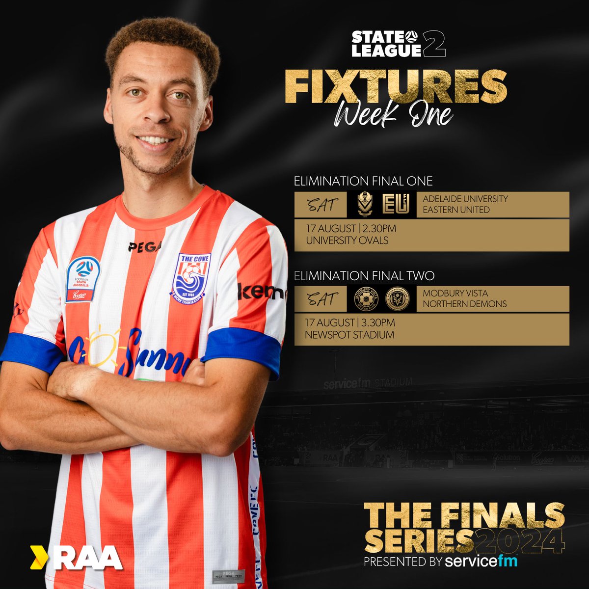 FSALeagues's tweet photo. Lock it in! ππ
The first round of Elimination Finals fixtures are here, Proudly Brought to you by @RAAofSA π
#RAANPLSA #StateLeagueOne #StateLeagueTwo https://t.co/MMBeXNJ0aH