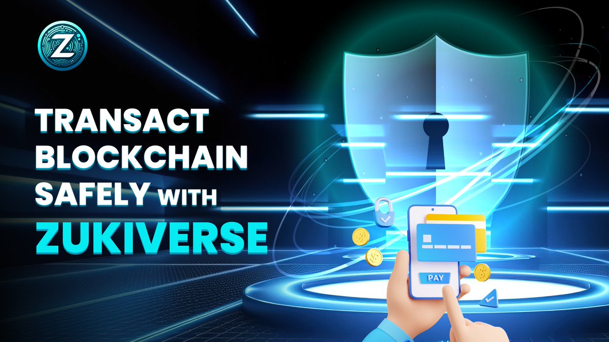 Zukiverses's tweet photo. 🤖Transact Blockchain safely with ZukiVerse

🔥ZukiVerse offers a perfect solution using blockchain technology for all in-game transactions.
👉Absolute transparency
👉Safe and secure
👉Asset protection  This is a great step forward in applying blockchain technology. https://t.co/hk1wYdBsQx
