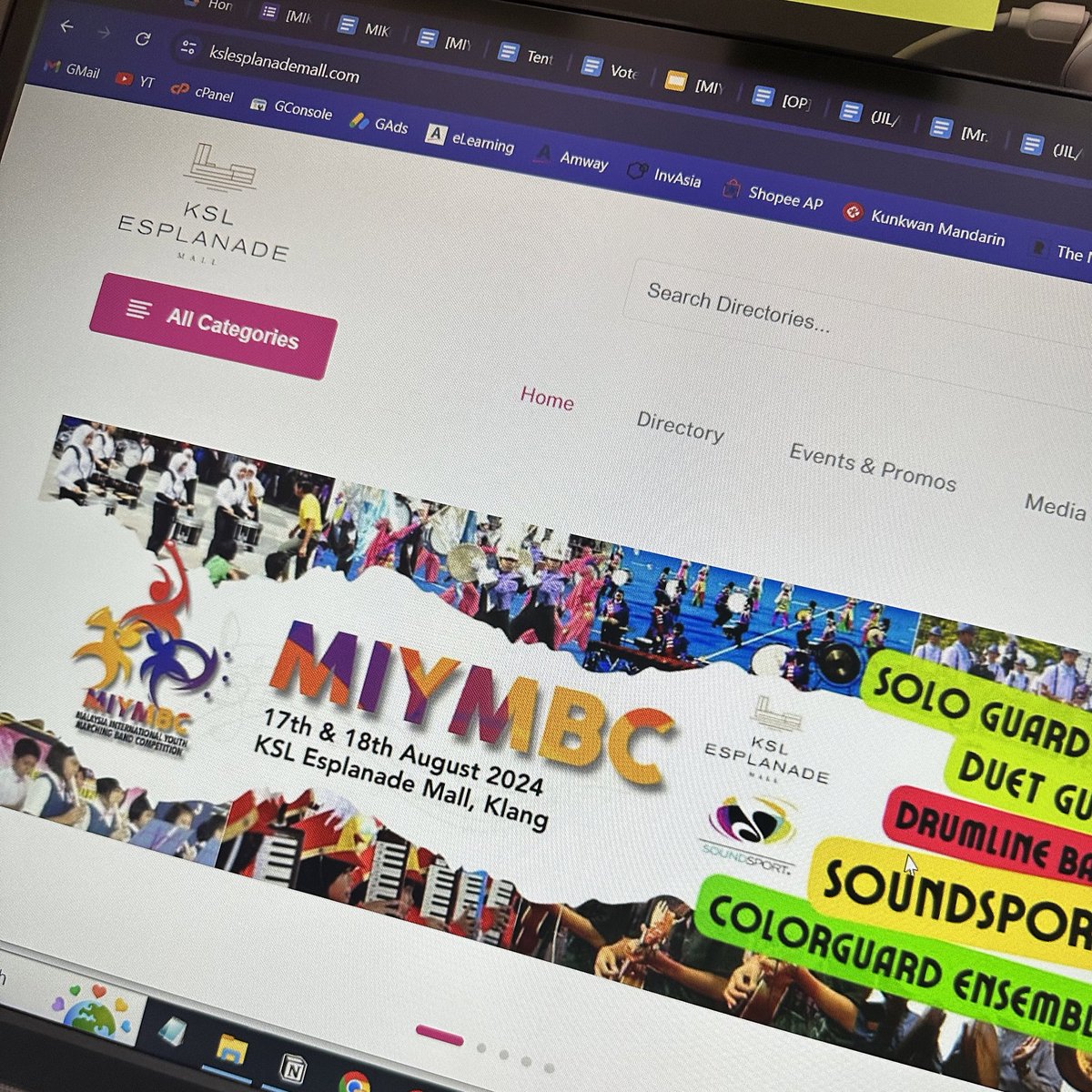 We're gonna be here this weekend!

SoundSport • Malaysia International Youth Marching Band Competition MIYMBC 2024

See you there!