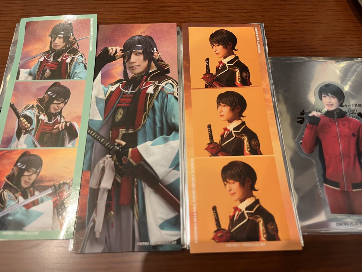 【交換】ミュージカル刀剣乱舞 
刀ミュ 参騎出陣 ランダム

譲）和泉守兼定、堀川国広

求）フォトシール 山姥切国広 各1
　　　ステッカー 山姥切国広 全身以外

本日昼公演前後の現地手渡し交換。
検索より気軽にお声かけください。