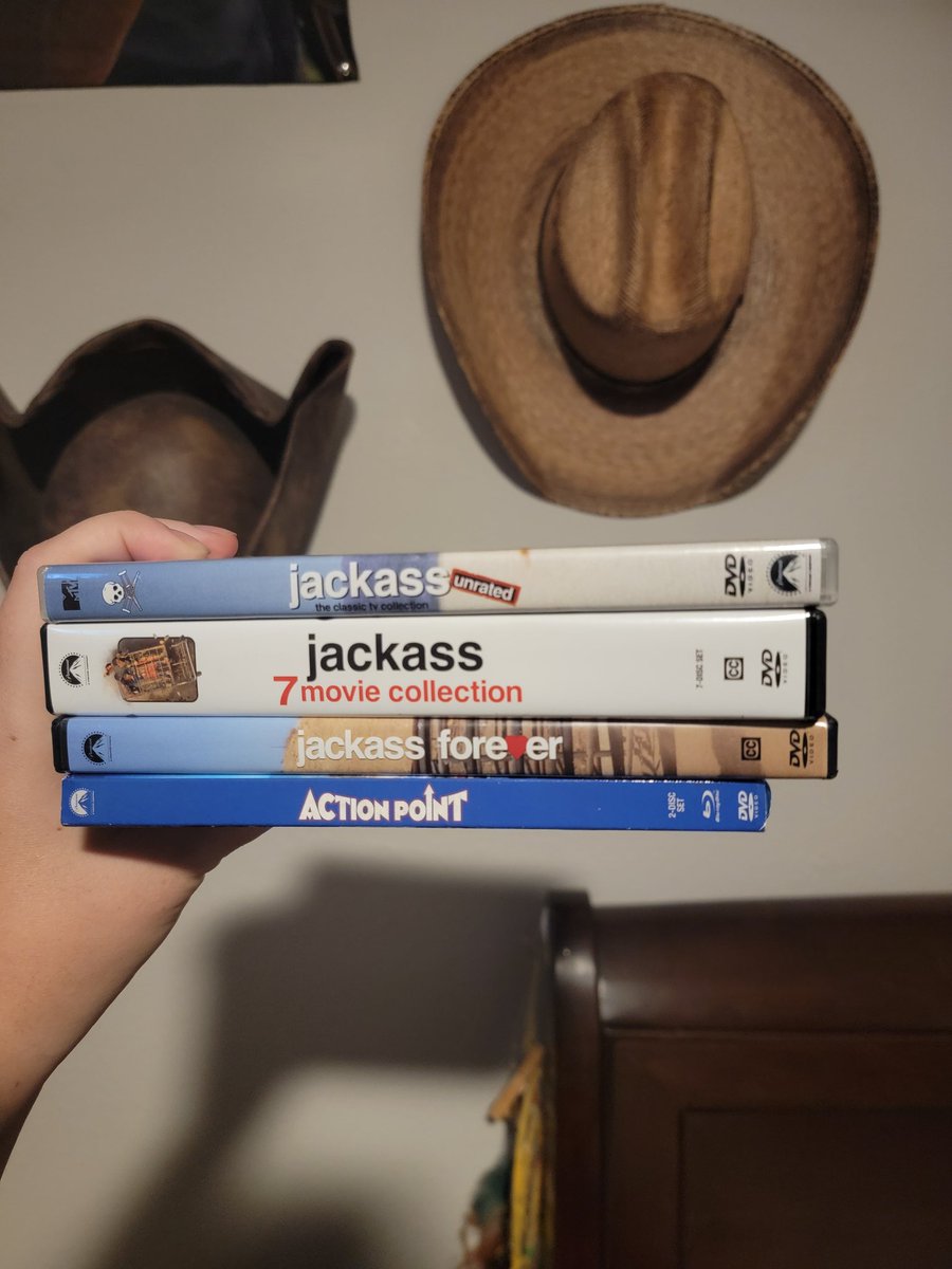LadyTiffMoose's tweet photo. Therapy? Nah. I just need to rewatch @jackassworld https://t.co/QFhasBC0F3