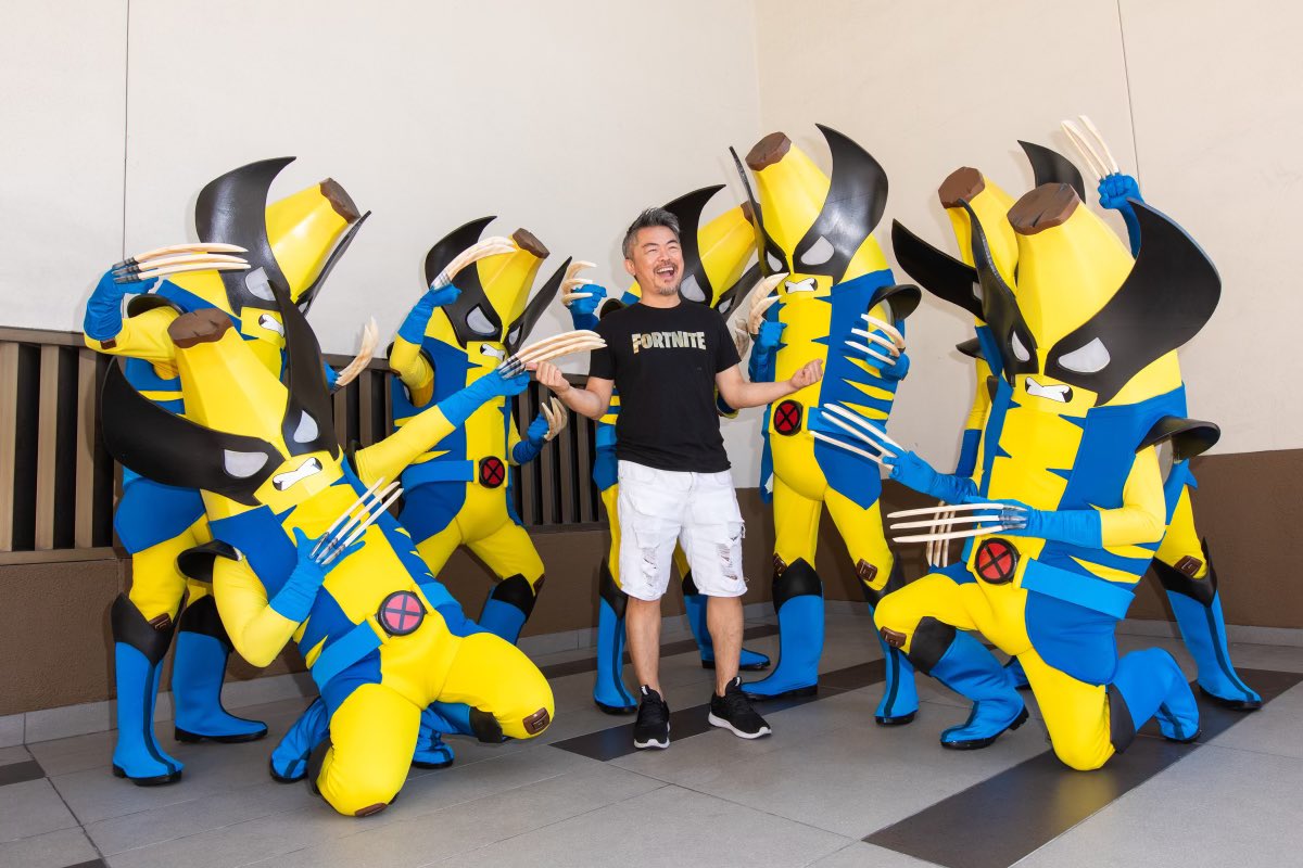 Charlie Wen (@imcharliewen) on Twitter photo Having a blast at #D23! Welcome back to Fortnite, <a href="/Marvel/">Marvel Entertainment</a>
Anyone spot some Peelverines? Having a blast at #D23! Welcome back to Fortnite, <a href="/Marvel/">Marvel Entertainment</a>
Anyone spot some Peelverines?