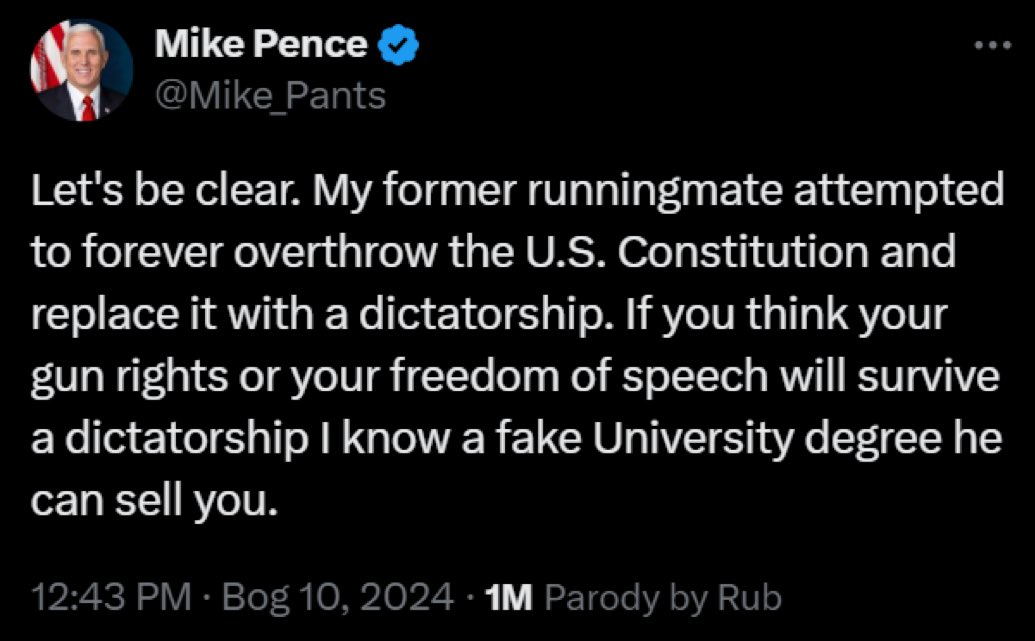 Wait. I’m applauding mike pence? Never in my wildest dreams…