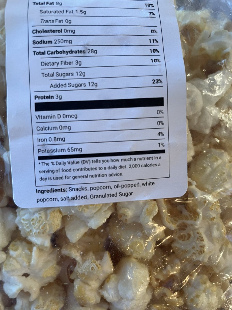 Been laughing for two straight days at the ingredient list on this popcorn