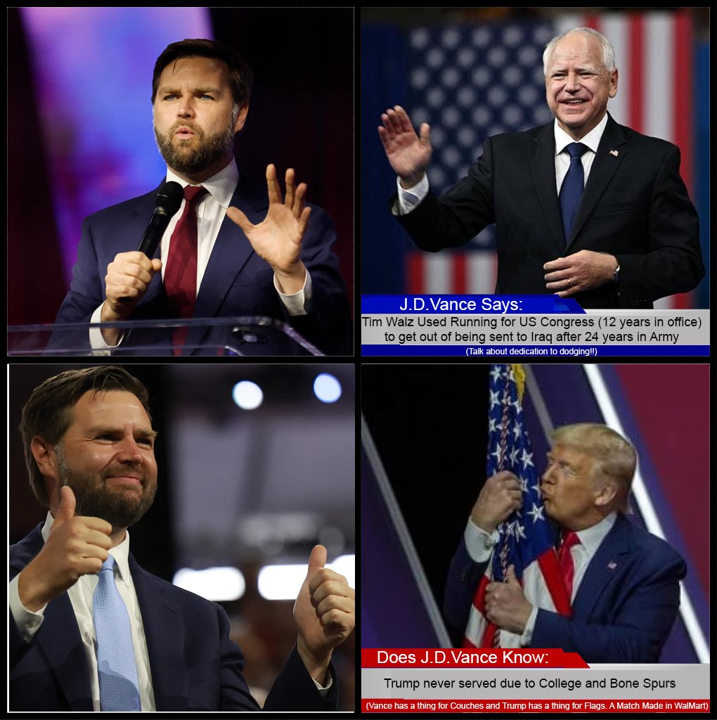 DraxisWebMain's tweet image. Ah the old #drakeMeme but remade for #USPolitics.
#TimWalz #JDVance #JDVanceIsAMoron #DonaldTrump #FlagHugger