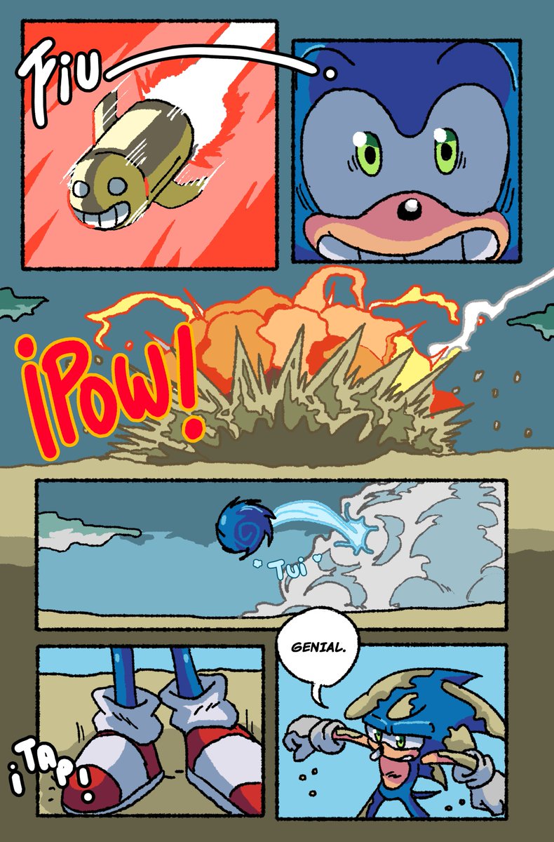 Fab_356's tweet photo. Sonic RPG Series | FanComic | #4 #SonicTheHedghehog https://t.co/SanFhJSke1