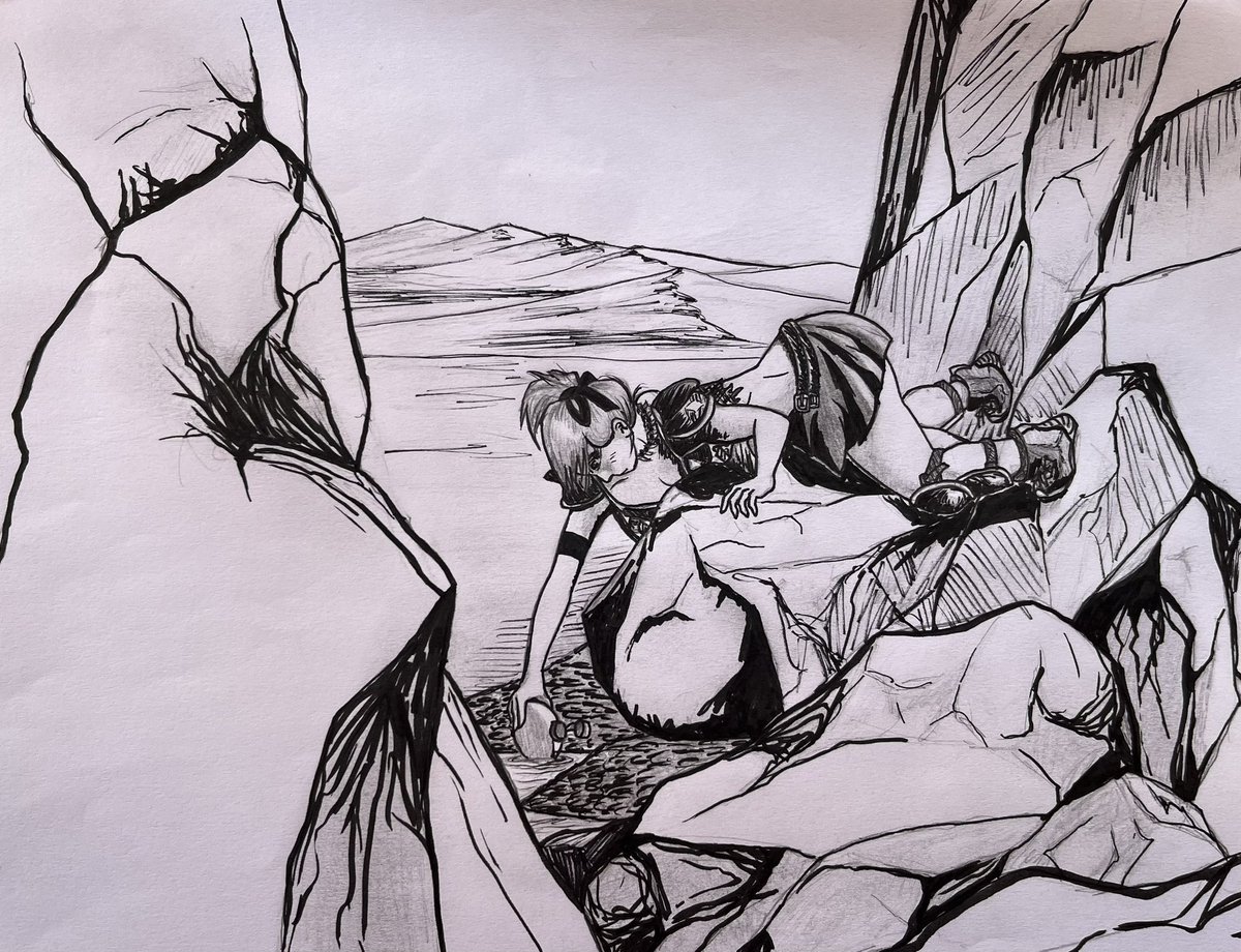 Legionnaire gal drawn for an art trade with <a href="/goosemouse01/">miffy 🍉</a>