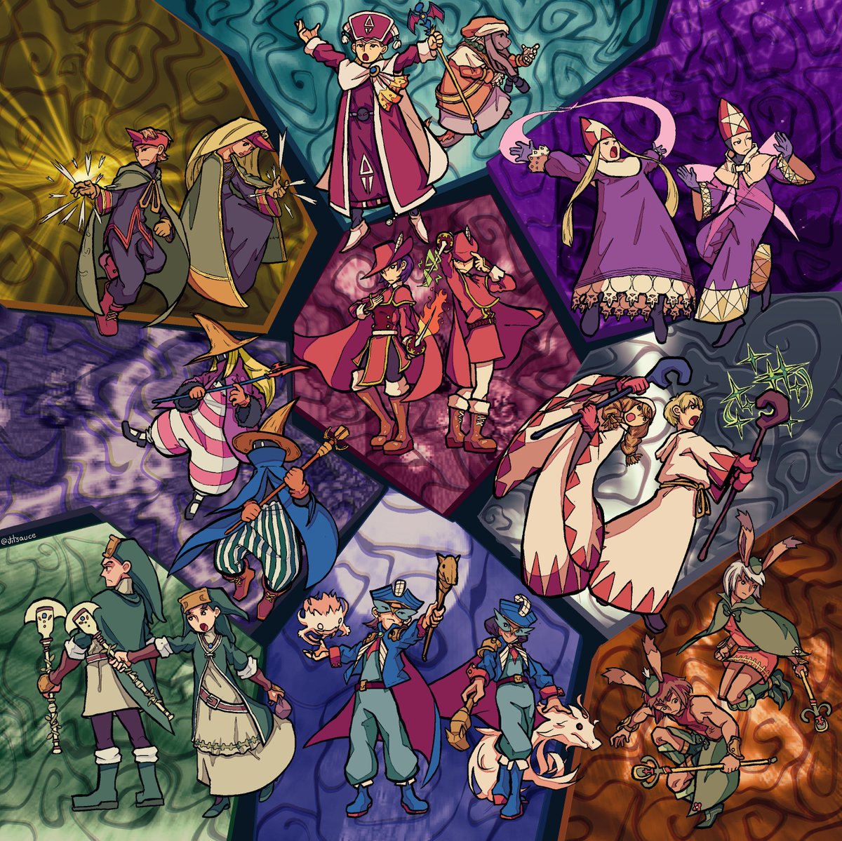 Jitsauce's tweet photo. Mages
 #FinalFantasy https://t.co/N8azCKxM60