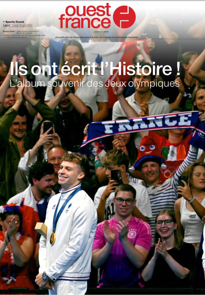 ereiscarona's tweet photo. Les trois Une de @OuestFrance à retrouver ce lundi matin https://t.co/WEKS3qPtHK