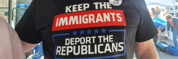 BamjcastA's tweet photo. @demvoice1 Republicans didn't just
Fumble the ball
On Immigration.
#BecauseOfTrump
They TOOK that ball
And went home!
#BorderBabies
#DemVoice1 https://t.co/LQStTIavB6