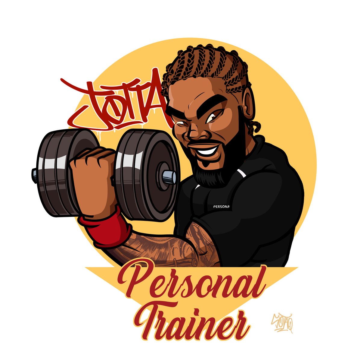 sotaq's tweet photo. Illustration for my brother Personal Trainer Jotta.
Thank you for trusting my work.
 
 #arte #illustration #character #graphicdesign #digital #vector https://t.co/g3D5KCPsG2