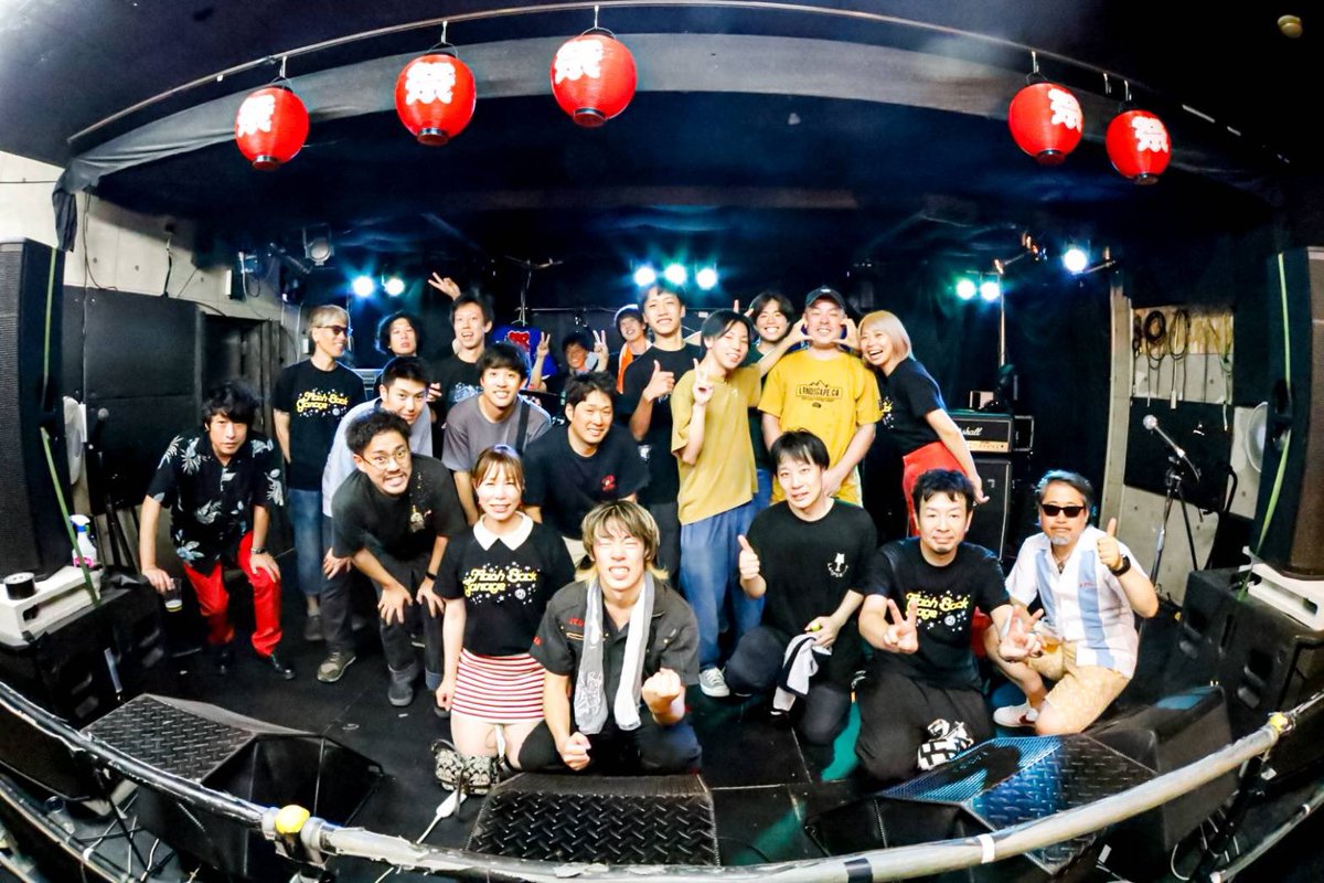 band860's tweet photo. 2024.8.11 祭り野郎だ！全員集合！其の三

１回目、２回目に負けず最高に楽しい夜になったぜ❤️‍🔥
演者、スタッフ、お客さん！全ての人に感謝！またやろう💪
ありがとうございました！！

photo by : aoyagi https://t.co/ZJx8QXrD1X