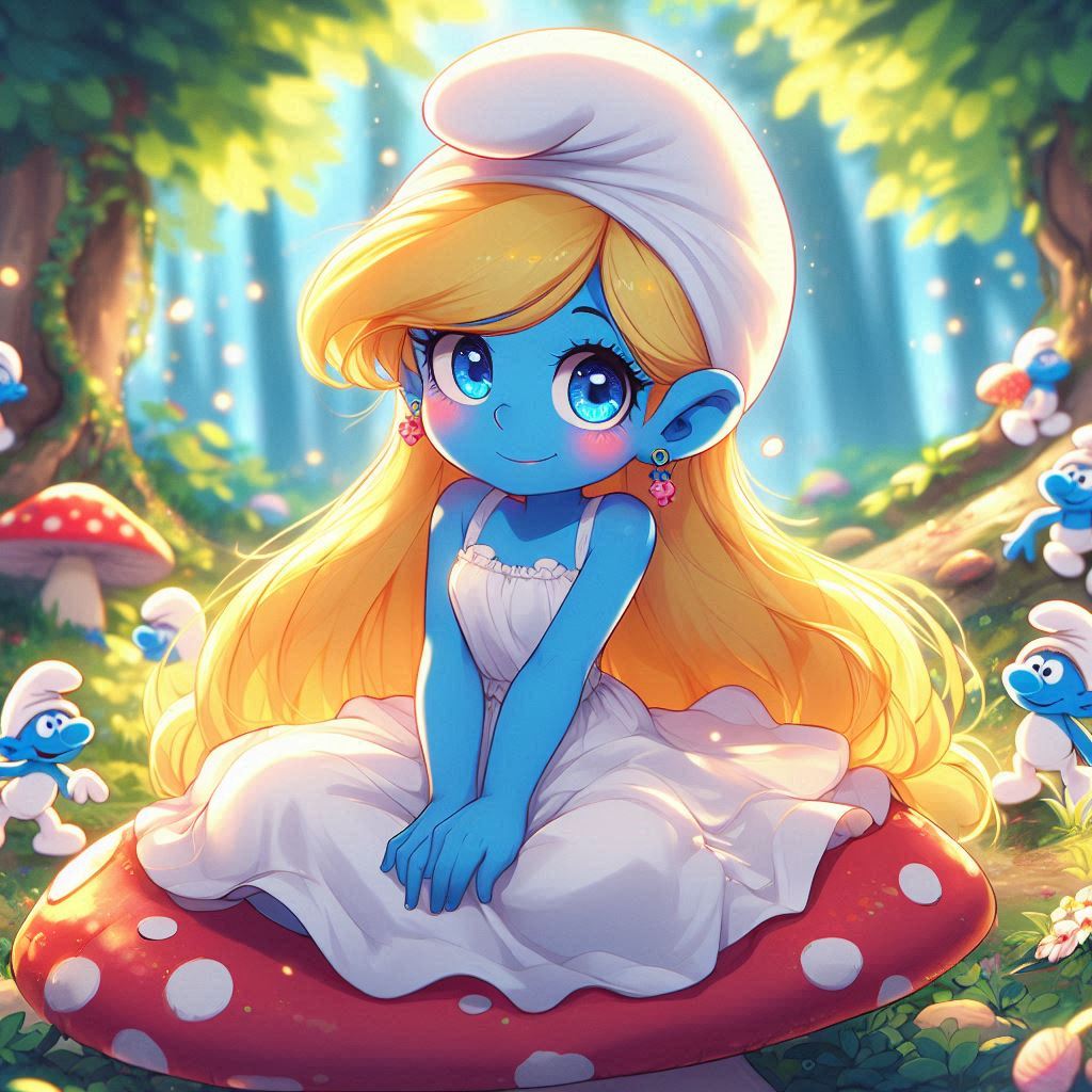 Mark79362694146's tweet photo. #smurfette #anahungary #sprock #smurfsvillage #anastaciamusic #smurfhappiness #schtroumpf #smurfs #papasmurf #art #artist #artwork #drawing #painting #Japan #japanese
Smurfette sits on a mushroom and waits for her boyfriend Smurfington. https://t.co/QbU3z9OhQT