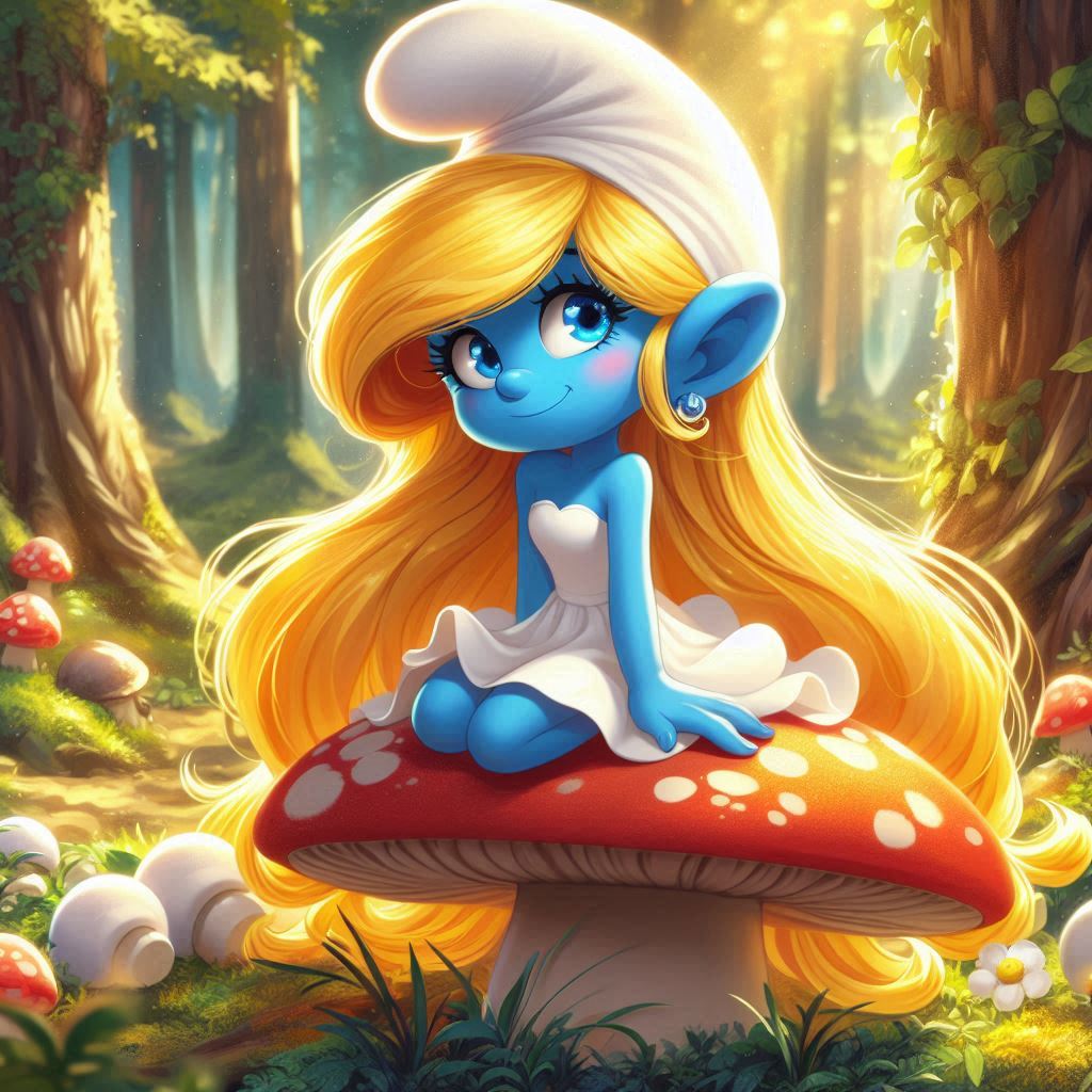 Mark79362694146's tweet photo. #smurfette #anahungary #sprock #smurfsvillage #anastaciamusic #smurfhappiness #schtroumpf #smurfs #papasmurf #art #artist #artwork #drawing #painting #Japan #japanese
Smurfette sits on a mushroom and waits for her boyfriend Smurfington. https://t.co/DjPZVkwQ2d