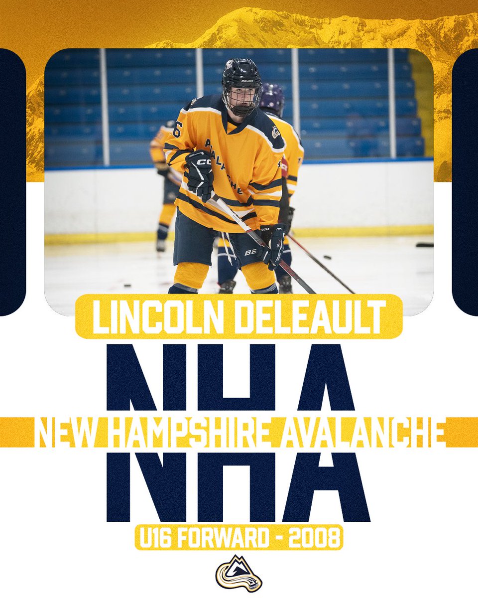 We are proud to announce our second round of players that will make up our u16 Full Season team 🏒

Cole Oulette - Goalie
Colin Langianese - Forward
Davids Hibbards - Defenseman
Kessel Lynn - Goalie
Lincoln Deleault - Forward