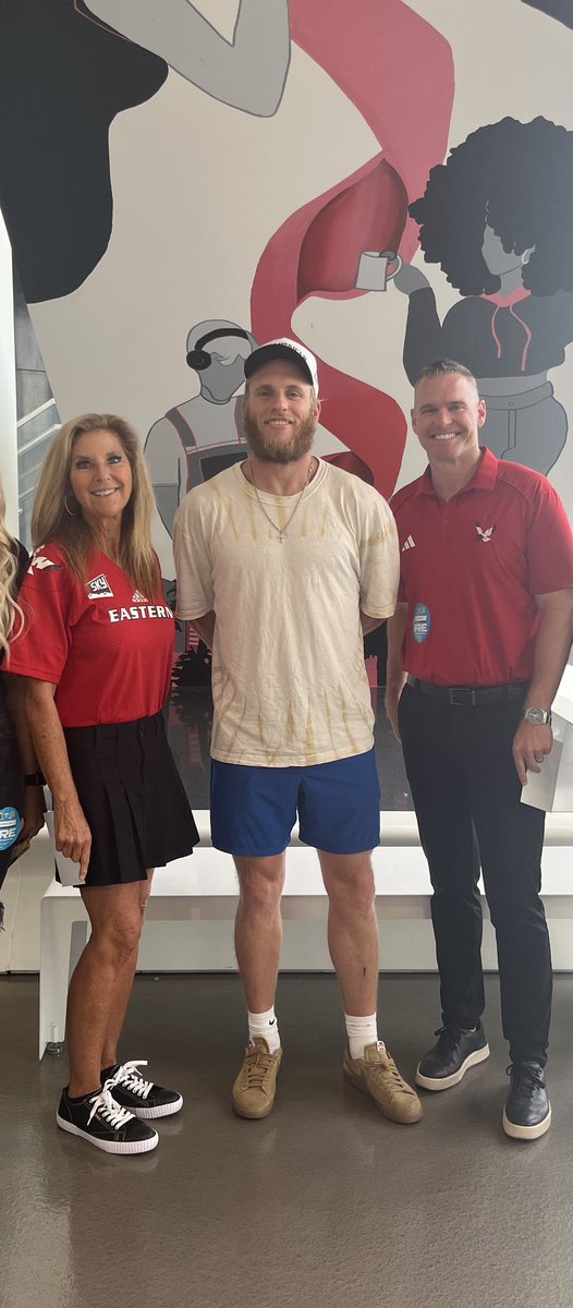 With our very own Cooper Kupp…at the Rams game! Go RAMS and Go EAGS!