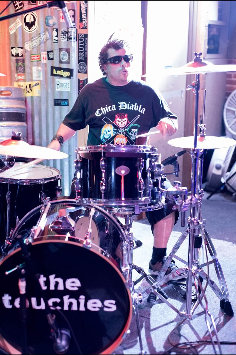 thetouchies's tweet image. Happy Birthday to our friend (also yours!) and @the.touchies drummer (also probably also your drummer!) Vee Touchie!!! @animaltazz 🔥 Photo by @jonrobershaw_photo