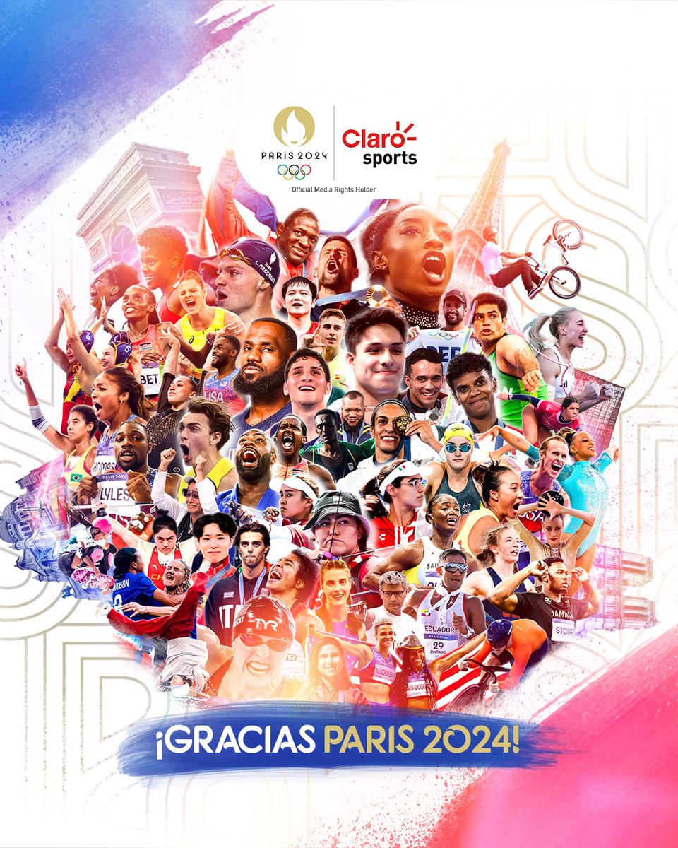 ClaroSports's tweet photo. ¡VIVIMOS HISTORIA PURA! ¡NUNCA OLVIDAREMOS #Paris2024!🤩

Estos Juegos Olímpicos marcaron un antes y un después en el deporte, y no hay duda de que quedarán por siempre en nuestras memorias las grandes hazañas y momentos épicos vividos aquí.🔝

¡GRACIAS TOTALES!🙏🏽 #ParísEsTuyo https://t.co/uWTgKl3LMQ