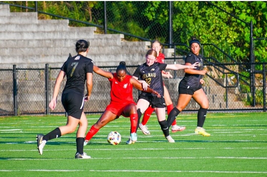 JasThompson2026's tweet image. Thank you Coach Lochstampfor for allowing your Brenau Lady Tigers to scrimmage with us Friday night. You guys prepared us to go undeafted and win the Steamers Tournment this weekend. Good Luck this season!
@BRENAUSOCCER
@mlochstampfor
