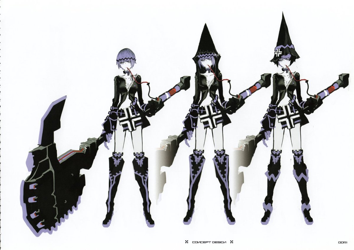 BRShistorian's tweet image. I've scanned the entirety of the Black Rock Shooter The Game Visual Works Book! Inside are illustrations from huke, Taiki, and ASGR for BRS The Game.
You can find all 112 pages (+ the covers) in my google drive!
#ブラックロックシューター #blackrockshooter
drive.google.com/drive/folders/…
