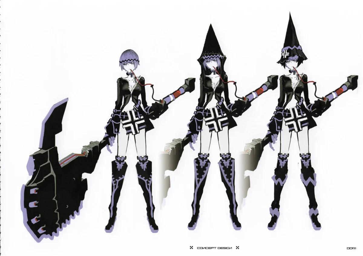 BLACK ROCK SHOOTER THE GAME 設定資料集 Blondie: BRS Historian on X: 