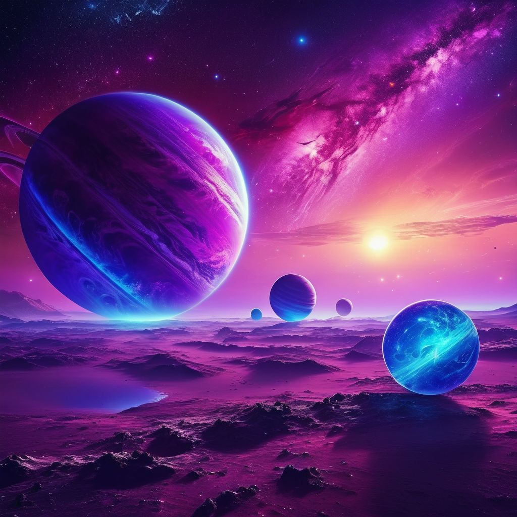 CryptoCobra10's tweet photo. Somewhere in another galaxy 🪐#ai #NFT #artwork #TezosCommunity #objktnft https://t.co/dJgNAr0iat
