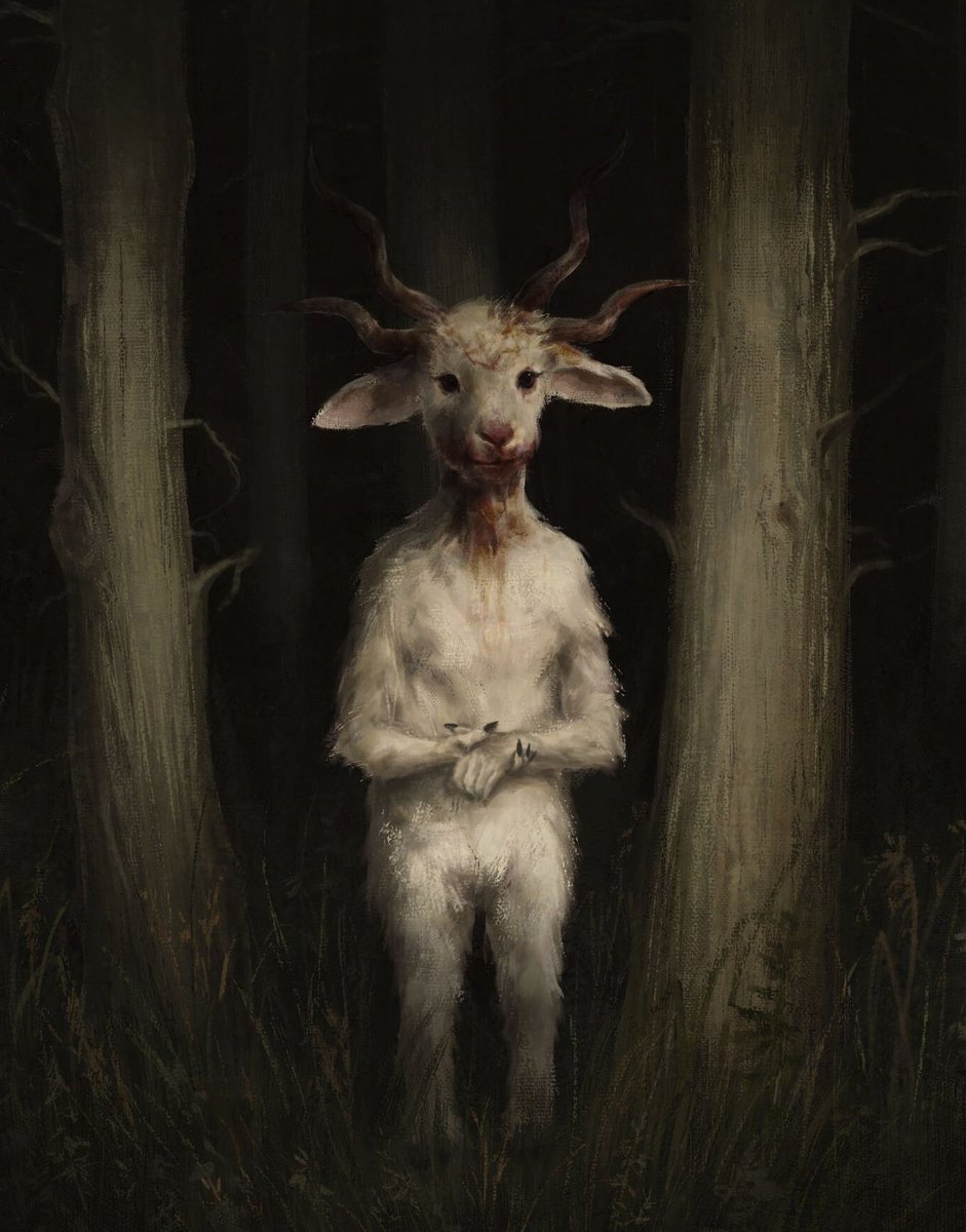 solisolsoli's tweet photo. Little Horned God by Polina Kupriyanova https://t.co/KhYqjiZ1eO