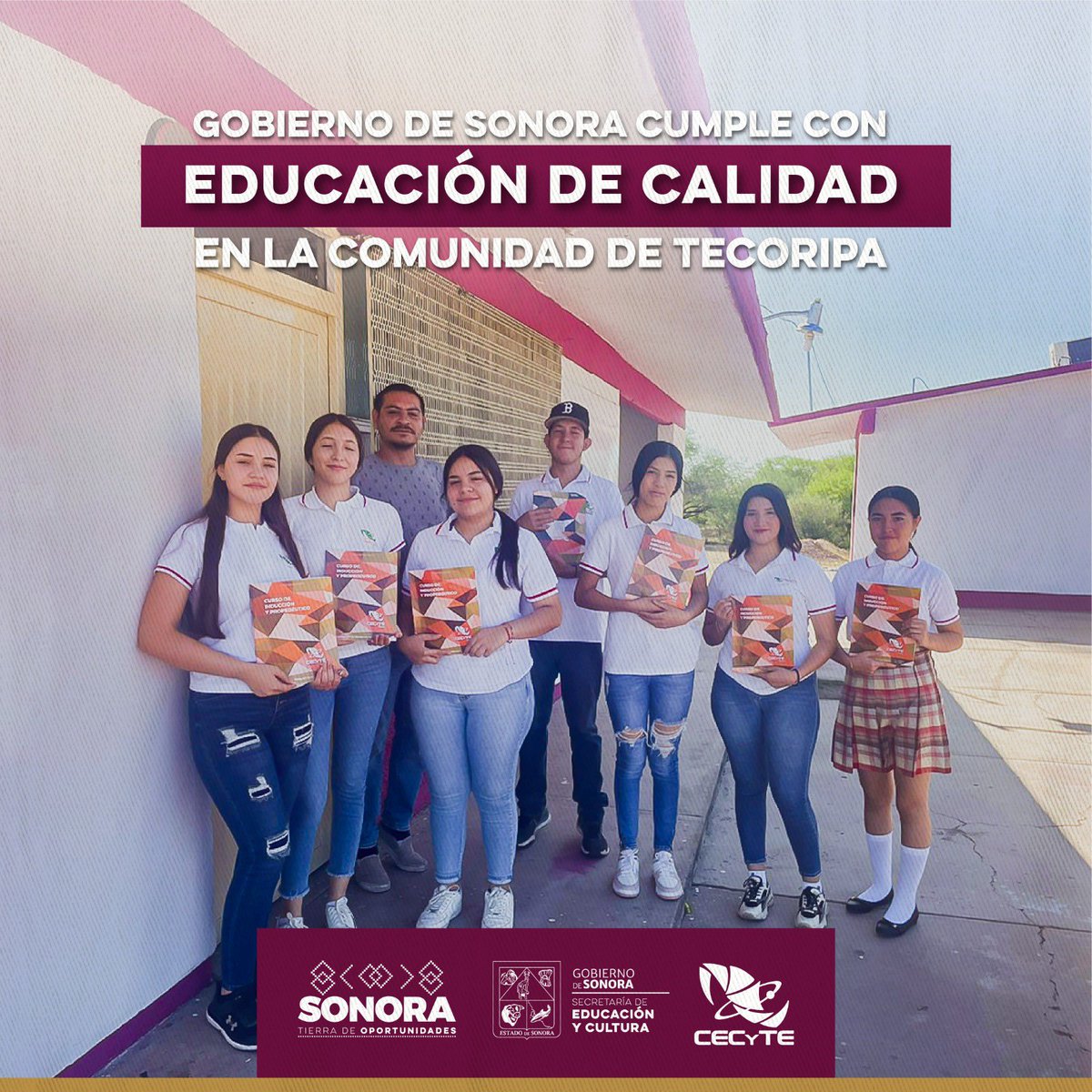 Con gusto les comparto que alrededor de 50 jóvenes de Tecoripa contarán, por primera vez, con instalaciones dignas este ciclo escolar para estudiar la preparatoria. 🏫👏

Esta es una demanda histórica que hoy se transforma en una nueva oportunidad para todas y todos ellos.