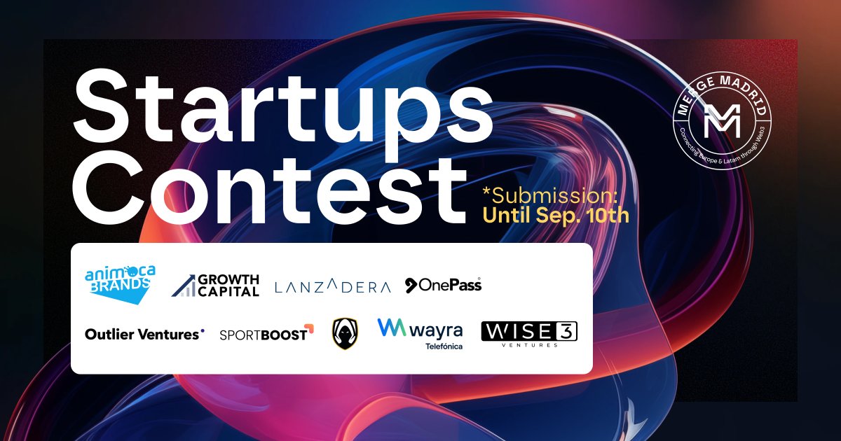 mmerge_io's tweet photo. 🚨 #MergeMadrid is calling the next wave of #Web3Pioneers! 🚨
Ready to build the future of the #Web3?
Apply today 👉 https://t.co/HjnWd7fPIO
Are you set to disrupt and lead the way? 🚀
Don’t delay, make your play! 🎯
#StartupContest #Blockchain #DisruptTheFuture https://t.co/rm3Q68Gl80