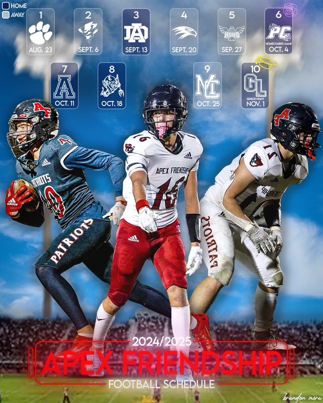 Almost that time! ⏳⏳<a href="/AFPatriotFB/">Coach Adam Sanders</a> #gbe