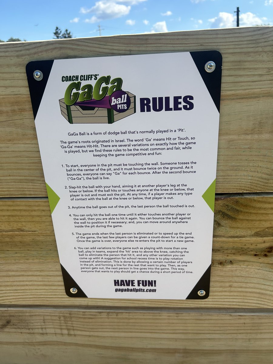 scoutershanny's tweet image. Excited to share that Ben from Troop 347 here in Tontogany has chosen to due his Eagle project at Centennial Park.   Ben built a Gaga Ball Pit, which will get plenty of use.  Thanks Ben for all your efforts and letting our Village benefit from your project.