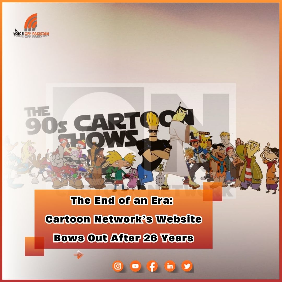 VoiceOffPak's tweet photo. Cartoon Network’s website, a beloved digital destination for millions, has been taken offline. Launched in 1998, the site served as a portal to iconic s...
Head out to our story for complete analysis or Visit our website:
https://t.co/gj053M3FhL

#cartoonnetwork #voiceoffpakistan https://t.co/vTTDBqVCB9