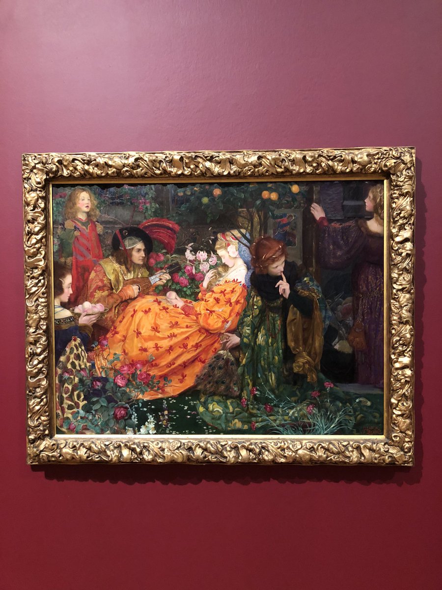 Love this detail from Eleanor Fortescue-Brickdale's The Deceitfulness of Riches (1901). Included in the <a href="/Tate/">Tate</a> exhibition, "Now You See Us: Women Artists in Britain 1520–1920."