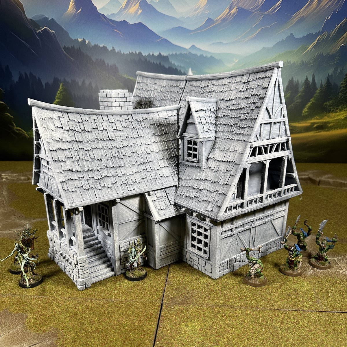 terrainaform's tweet photo. Need a meeting spot for your next adventure?  Can’t go wrong with a Tavern.
https://t.co/qbaLRx0VgD
#dungeonsanddragons #warhammer #ageofsigmar #citiesofsigmar #miniature #paintingminiatures https://t.co/IYIOsTetin