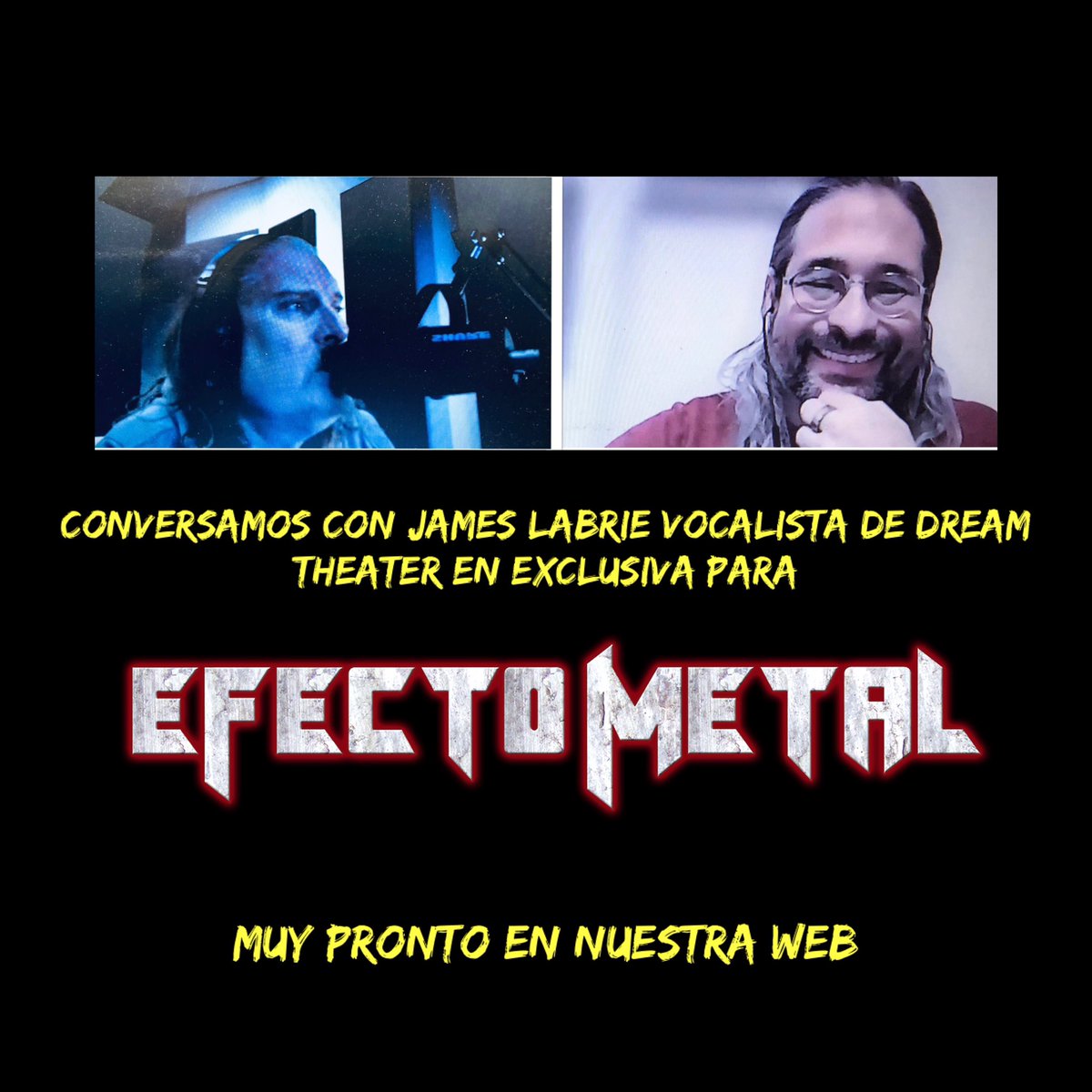 joadmanuel's tweet image. Un gusto conversar con James Labrie, muy pronto los detalles en Efecto Metal Magazine @EfectoMetalOk