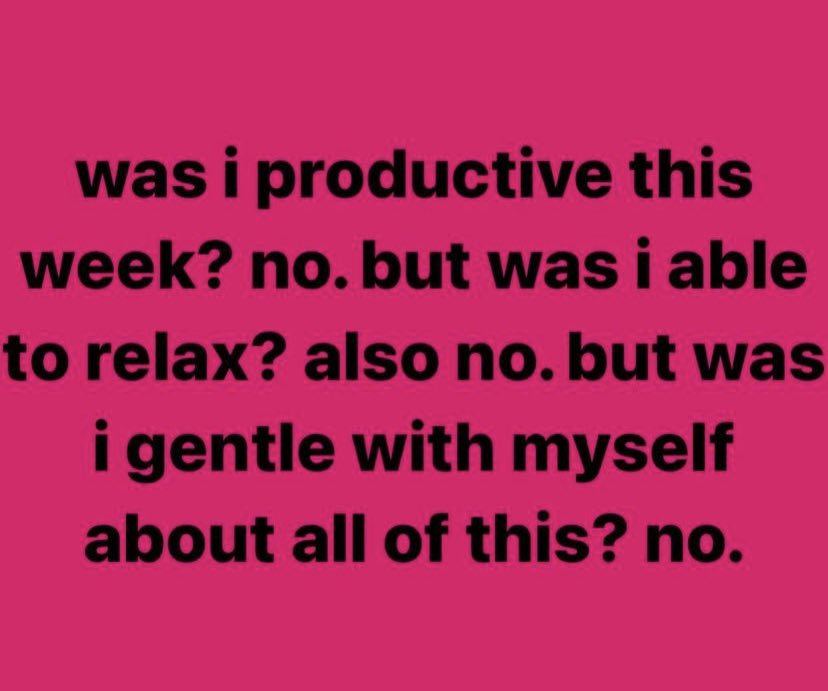 Reflecting on the week