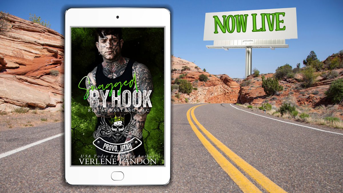 🔥You’ve been Bitten, now get Snagged
🖤Snagged by Hook (RBMC 2 – Provo) is LIVE!
books2read.com/SnaggedbyHook

#RBMC #RBMCProvoChapter #RoyalBastardsMC #MCRomance #romancebook #NewRelease #NowLive #bookish #booknerd #bookworm #bookdragon #bookaddict #booklover #whattoread