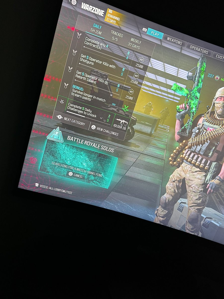 HLLYWDFRSH's tweet photo. @ModernWarzone bum a*** game why can’t I play unless crossplay is on ?

Yall weak https://t.co/lPcbGuPiqN