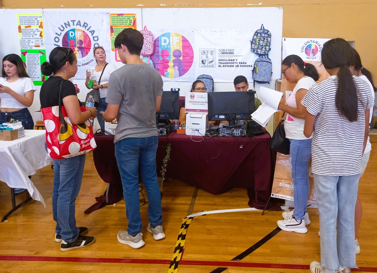 IMTESonora's tweet photo. 🪪 En apoyo a las familias hermosillenses, este domingo participamos con un módulo de credencialización en el #BazarEscolar 🛍️✏️📚 que organiza el Voluntariado de DIF Sonora.
#Credencialízate
#TierraDeOportunidades
#CompromisosFirmes
#IMTES https://t.co/XoU1rNCvQt