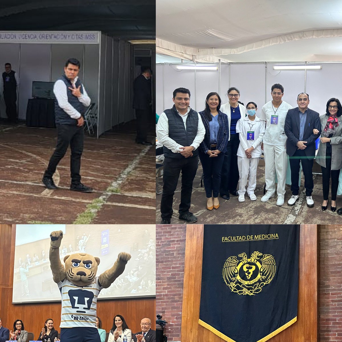 sprodriguez6's tweet photo. Hijo de 2 grandes investigadores egresados de la UNAM y criado entre los valores universitarios y politécnicos, siempre será un honor contribuir con nuestra máxima casa de estudios. 🇲🇽

Inicio cursos 2025 y feria de la salud  #FACMED 

#IMSS #UNAM https://t.co/yiVsnxcq2B