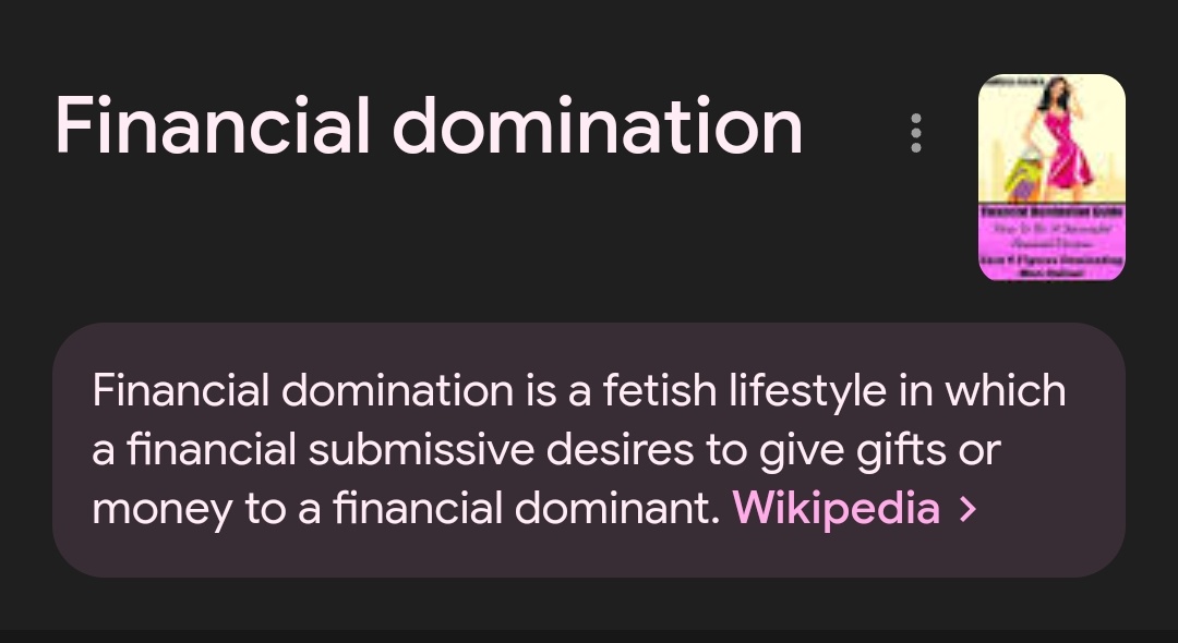 spoil_sam's tweet image. Findom is becoming more popular and with that new dommes have arrived but more importantly new subs.
I leave you the definition of Findom because I see that it's very hard for you to do your search and you want to come here to be a financial submissive without having any money...