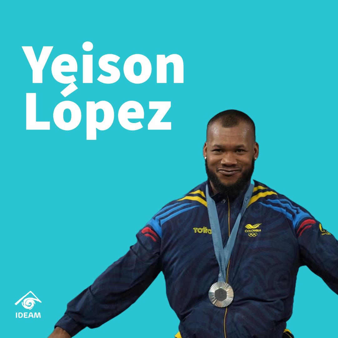 IDEAMColombia's tweet photo. Felicitamos a los deportistas colombianos que representaron con orgullo a nuestro país en los @juegosolimpicos de #París2024. Su dedicación, esfuerzo y pasión nos han inspirado como nación. En nombre del #Ideam celebramos sus logros y su excelencia deportiva🏅🇨🇴
#Paris2024 https://t.co/618FHQfsZz
